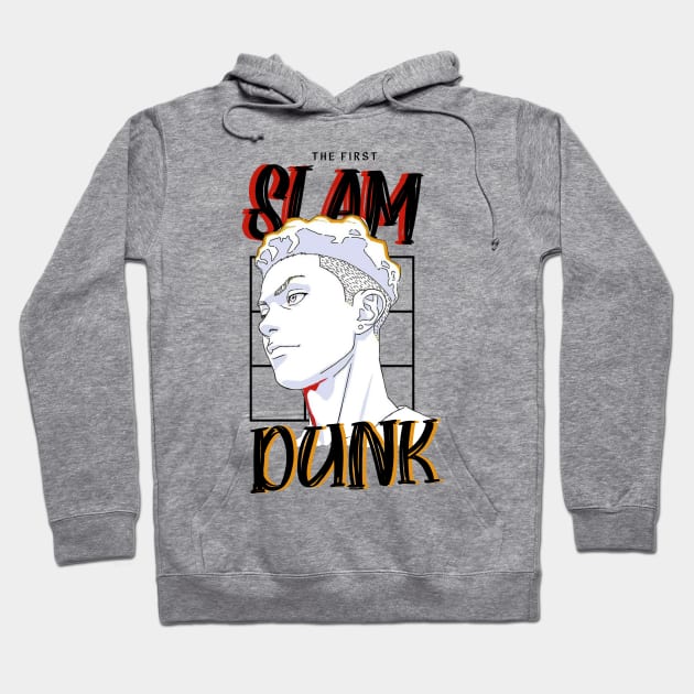 RYOTA MIYAGI - the first slam dunk Hoodie by Claessens_art